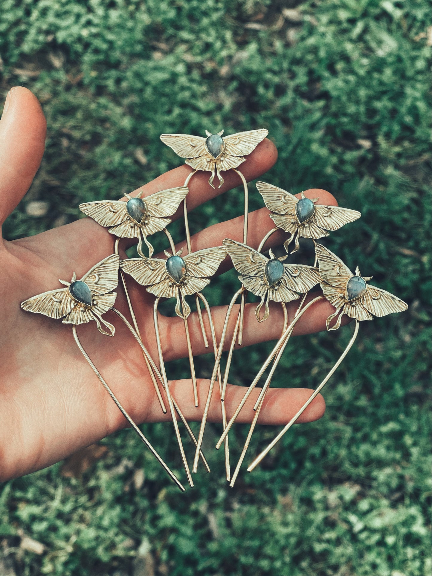 Luna Moth Hairpin