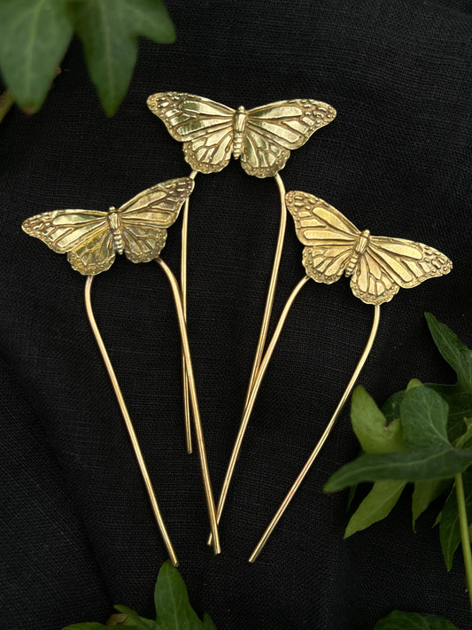 Monarch Butterfly Hairpin