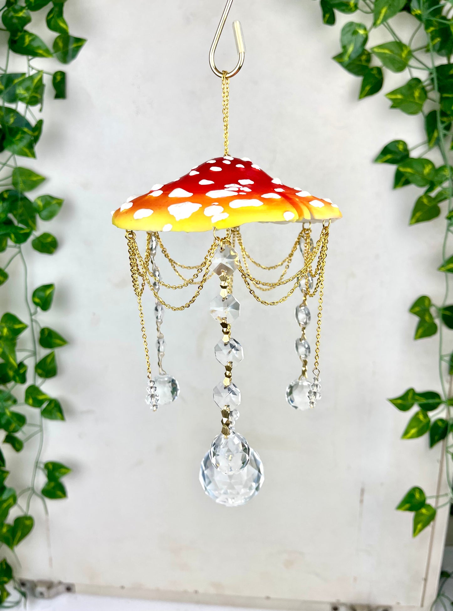 Large Sunset Mushroom Suncatcher