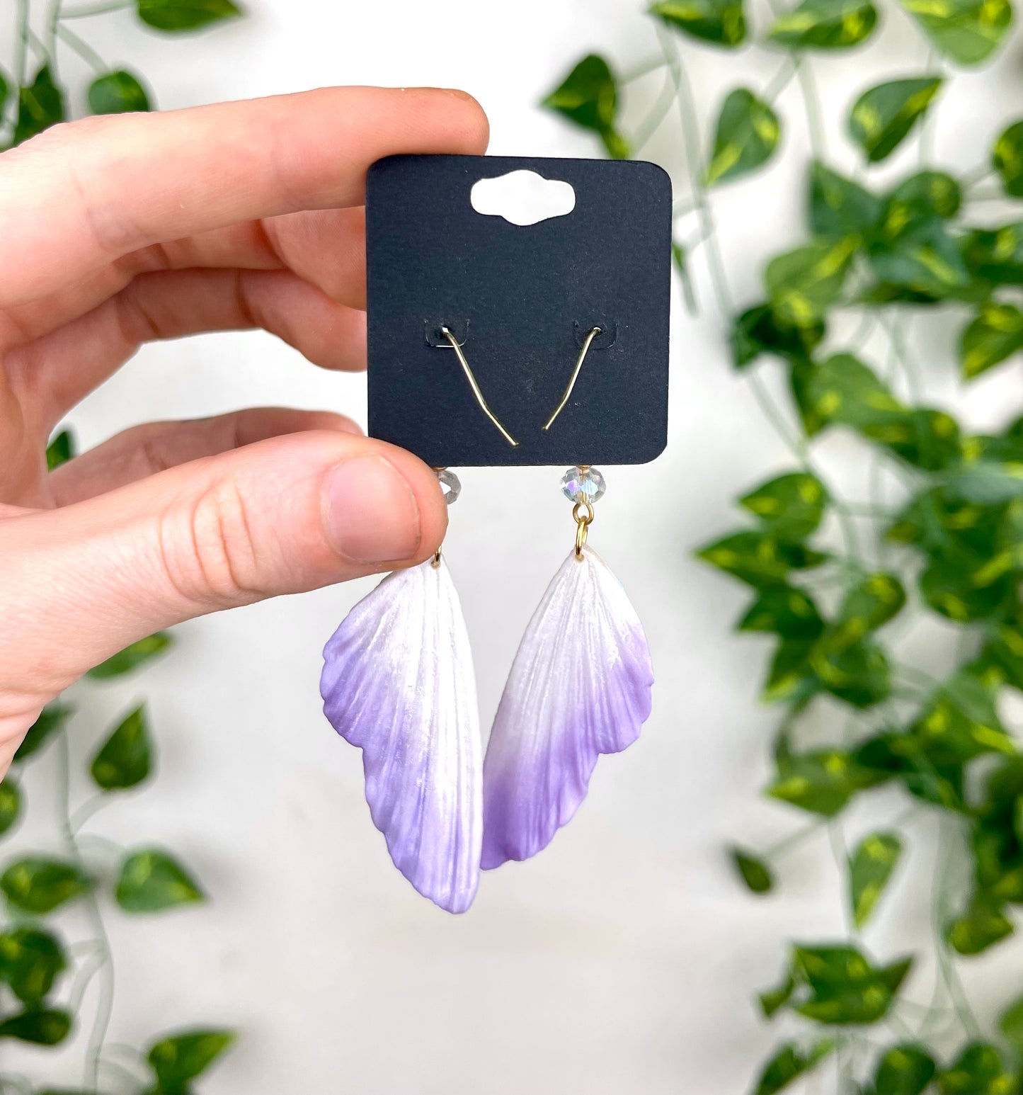 Fairy Wing Earrings BluePurple