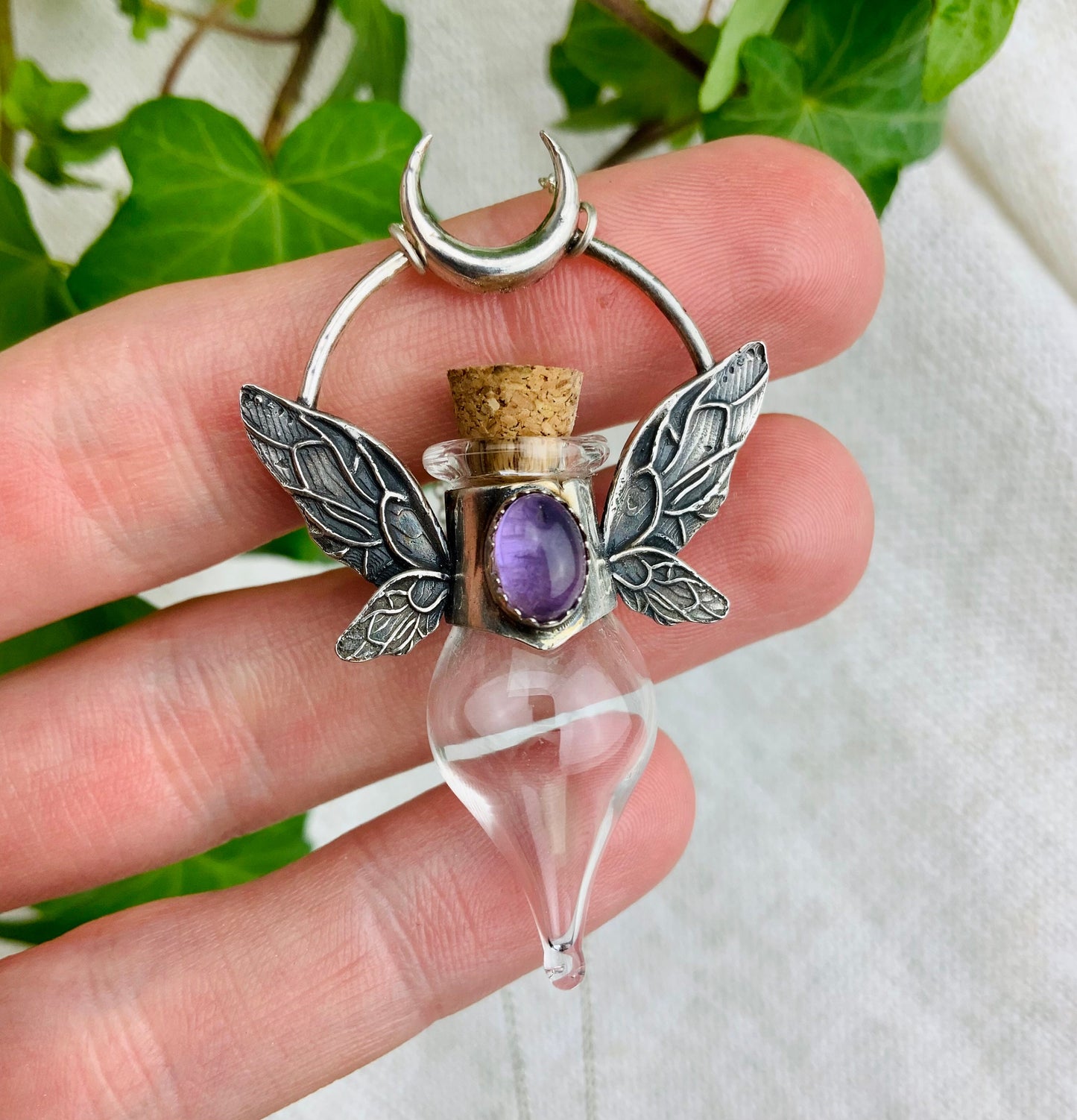 Fairy amethyst bottle